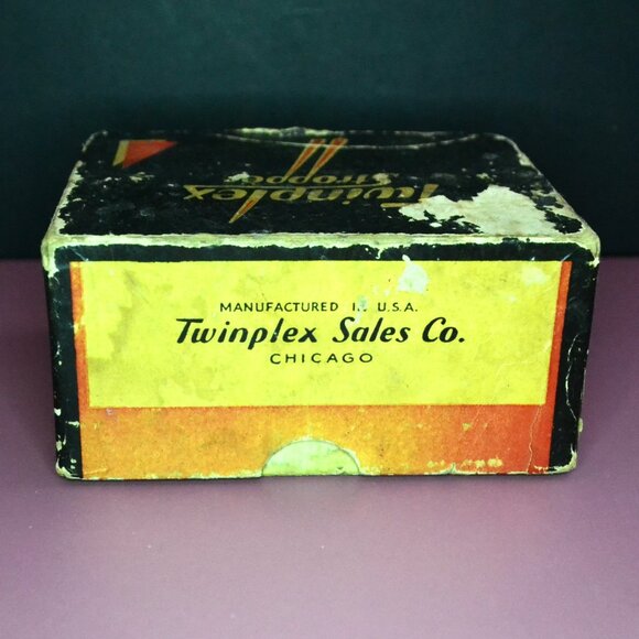 Vintage Twinplex Stropper Razor Blade Sharpener Original Box Bath Display Men's - Picture 12 of 13